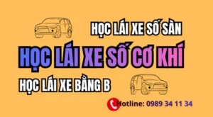 Học lái xe B số sàn tại TPHCM. Phương thức 1 kèm 1 chất lượng cao. Hotline: 0989 34 11 34. Gặp cô Kim Loan để được tư vấn.