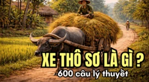 Xe nào là xe thô sơ? Là phương tiện giao thông đường bộ không dùng động cơ, được gọi là xe thô sơ. Ví dụ: xe do súc vật kéo....