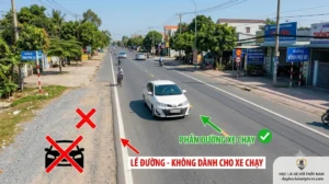 Câu 1 trong 600 câu sát hạch lái xe nói về "phần đường xe chạy". Thầy Nam dạy lái xe TPHCM hướng dẫn rõ ràng, dễ hiểu. Xem Ngay!
