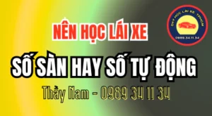 Học bằng B số sàn hay tự động? Thầy Nam so sánh phạm vi sử dụng, cách học và nhu cầu thực tế để bạn chọn đúng trước khi đăng ký. Xem Ngay!