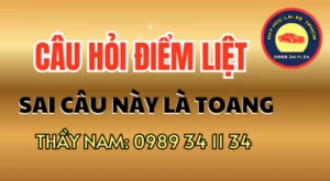 Câu điểm liệt bằng lái xe hạng B gồm 60 câu. Xem cách nhận diện, ghi sổ lỗi và ôn theo nguyên tắc để tránh học vẹt, dễ nhầm. Xem Ngay!