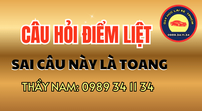 Câu điểm liệt bằng lái xe hạng B gồm 60 câu. Xem cách nhận diện, ghi sổ lỗi và ôn theo nguyên tắc để tránh học vẹt, dễ nhầm. Xem Ngay!