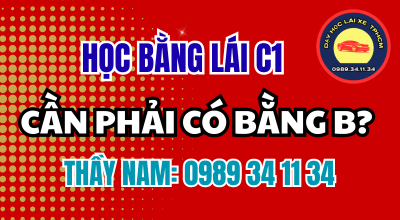Bằng C1 có cần bằng B trước không? Xem cách chọn học mới hoặc nâng hạng, điều kiện cần kiểm tra và lộ trình đăng ký phù hợp. Thầy Nam