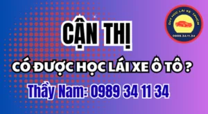 Học lái xe khi cận thị cần lưu ý gì? Xem tiêu chuẩn mắt hạng B, cách chuẩn bị kính, khám sức khỏe và trao đổi trước buổi tập. Thầy Nam