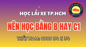 Nên học bằng B hay C1 để phục vụ công việc? So sánh loại xe được lái, khối lượng thiết kế và cách chọn hạng phù hợp nhu cầu. Xem Ngay!