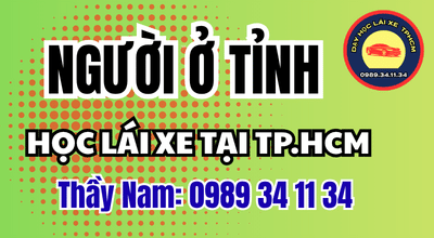 Người ở tỉnh học lái xe tại TP.HCM cần chuẩn bị hồ sơ, chọn sân tập và xếp lịch ra sao? Xem cách dự trù chi phí. Thầy Nam