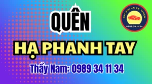 Quên hạ phanh tay khi học lái xe cần xử lý thế nào? Xem dấu hiệu nhận biết, khi nào phải dừng và cách kiểm tra trước khởi hành. Thầy Nam