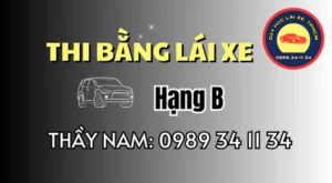 Thi bằng lái xe hạng B gồm lý thuyết, 12 bài sa hình và lái xe trên đường. Xem trình tự, cách chuẩn bị và lưu ý quan trọng. Xem Ngay!