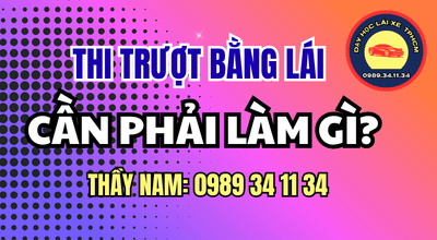 Thi trượt bằng B phải làm gì? Xem phần cần thi lại, thời hạn bảo lưu, hồ sơ cần xác nhận và cách ôn đúng lỗi cho kỳ sát hạch tiếp theo.