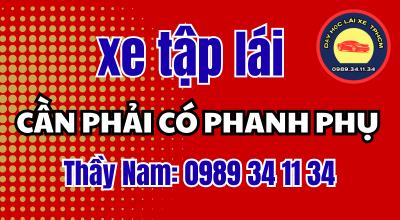 Xe tập lái có phanh phụ giúp giáo viên can thiệp khi cần. Xem cách hoạt động và những điểm học viên nên biết. Thầy Nam